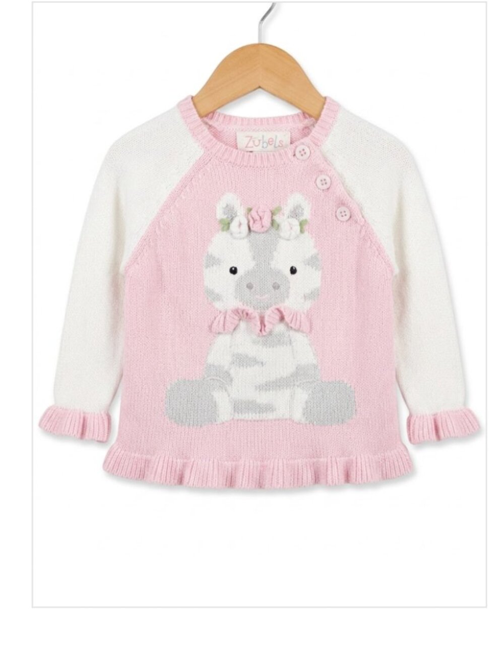 NWT Petit Ami Zubels Zebra Sweater